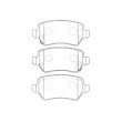 Jeu de 4 plaquettes de frein avant KAVO PARTS [BP-3042]