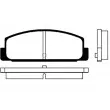 Jeu de 4 plaquettes de frein avant KAVO PARTS [BP-4534]