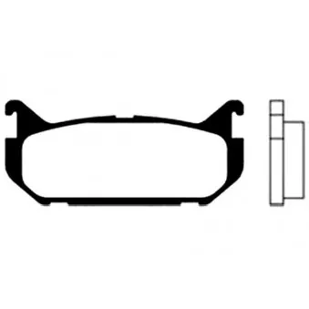 KAVO PARTS BP-4540 - Jeu de 4 plaquettes de frein avant