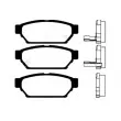 Jeu de 4 plaquettes de frein avant KAVO PARTS [BP-5523]