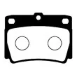 Jeu de 4 plaquettes de frein avant KAVO PARTS [BP-5526]