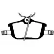 Jeu de 4 plaquettes de frein avant KAVO PARTS [BP-5527]