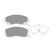 Jeu de 4 plaquettes de frein avant KAVO PARTS [BP-5564]