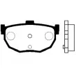 Jeu de 4 plaquettes de frein avant KAVO PARTS [BP-6545]