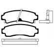 Jeu de 4 plaquettes de frein avant KAVO PARTS [BP-6550]
