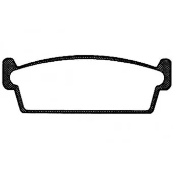 KAVO PARTS BP-6552 - Jeu de 4 plaquettes de frein avant