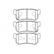 Jeu de 4 plaquettes de frein avant KAVO PARTS [BP-7503]