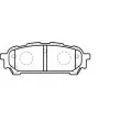 Jeu de 4 plaquettes de frein avant KAVO PARTS [BP-8019]