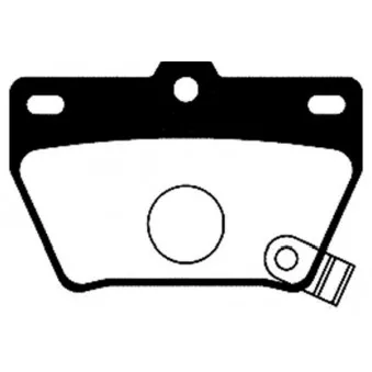 KAVO PARTS BP-9066 - Jeu de 4 plaquettes de frein avant