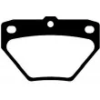 Jeu de 4 plaquettes de frein avant KAVO PARTS [BP-9069]