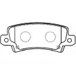 Jeu de 4 plaquettes de frein avant KAVO PARTS [BP-9079]