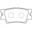 Jeu de 4 plaquettes de frein avant KAVO PARTS [BP-9104]