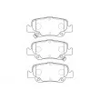 Jeu de 4 plaquettes de frein avant KAVO PARTS [BP-9129]