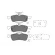 Jeu de 4 plaquettes de frein avant KAVO PARTS [BP-9131]