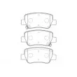 Jeu de 4 plaquettes de frein avant KAVO PARTS [BP-9132]