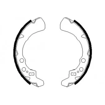 KAVO PARTS BS-1904 - Jeu de mâchoires de frein