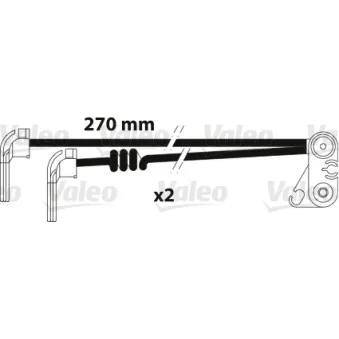 Indicateur d'usure,plaquette de freins VALEO 882302 pour SCANIA 4 - series 114 L/340 - 340cv