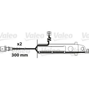 Indicateur d'usure,plaquette de freins VALEO 882323 pour RENAULT TRUCKS MIDLUM 250,12/C - 250cv