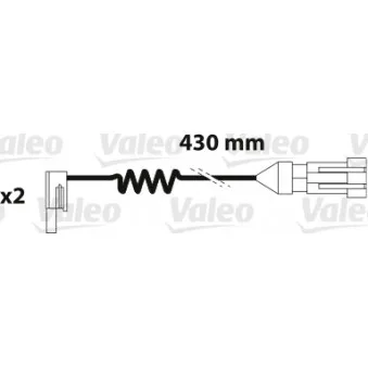 VALEO 882337 - Indicateur d'usure,plaquette de freins