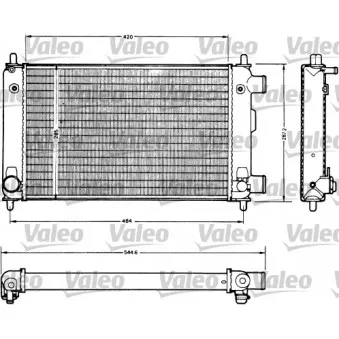 VALEO 883759 - Radiateur, refroidissement du moteur