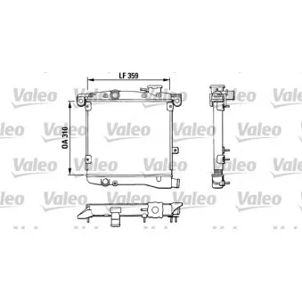 VALEO 883799 - Radiateur, refroidissement du moteur