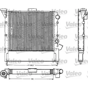 VALEO 883852 - Radiateur, refroidissement du moteur
