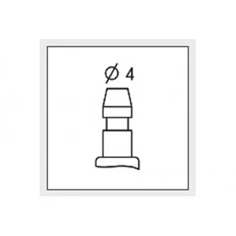 KAVO PARTS ECT-4001 - Sonde de température, liquide de refroidissement
