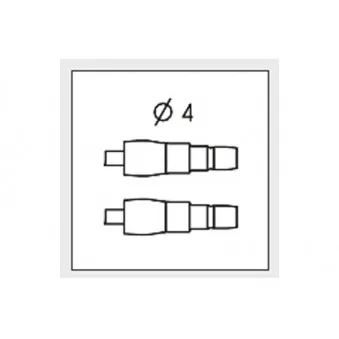 KAVO PARTS EOP-3501 - Indicateur de pression d'huile