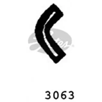 Durite de radiateur GATES OEM 4169456