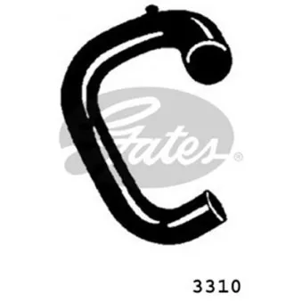 GATES 3310 - Durite de radiateur