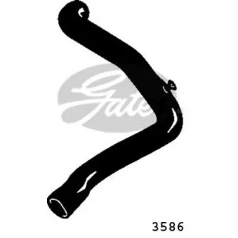Durite de radiateur GATES OEM 7700757553