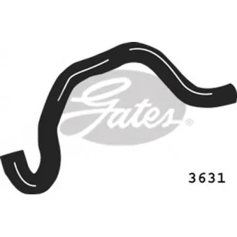 GATES 3631 - Durite de radiateur