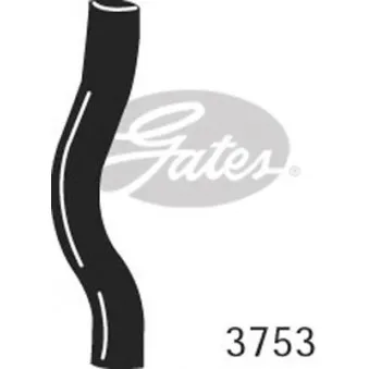 GATES 3753 - Durite de radiateur