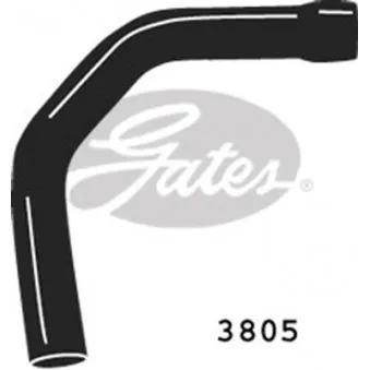 GATES 3805 - Durite de radiateur