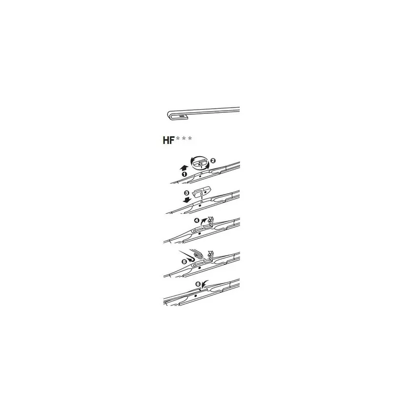 Balai d'essuie-glace TRICO HF480R - Visuel 1