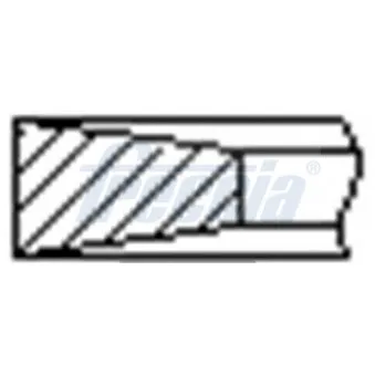 Jeu de segments de pistons FRECCIA FR10-375300