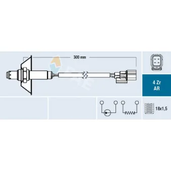 Sonde lambda FAE OEM 36531RE1Z01