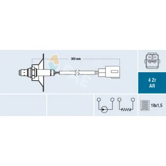 Sonde lambda FAE OEM 8946774010