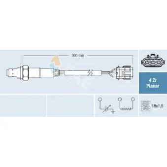 Sonde lambda FAE OEM 3921022015