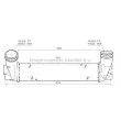 Intercooler, échangeur AVA QUALITY COOLING [BW4631]
