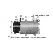 AVA QUALITY COOLING FDAK674 - Compresseur, climatisation