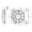 Ventilateur, refroidissement du moteur AVA QUALITY COOLING [HY7604]