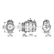 AVA QUALITY COOLING PRAK074 - Compresseur, climatisation