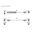 HITACHI 134218 - Kit de câbles d'allumage