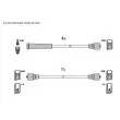 HITACHI 134304 - Kit de câbles d'allumage
