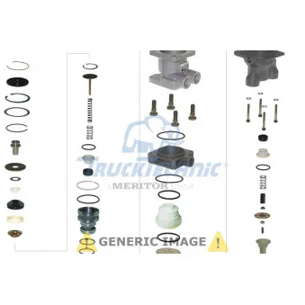 Clapet de précompression, frein à tambour TRUCKTECHNIC OEM 0034311505