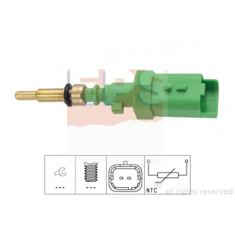 Sonde de température, liquide de refroidissement EPS 1.830.385 pour CITROEN C4 Grand Picasso 1.6 BlueHDi 120 - 120cv