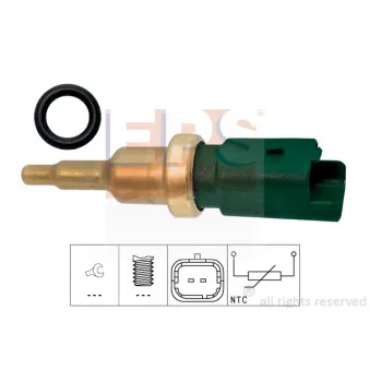 Sonde de température, liquide de refroidissement EPS 1.830.399 pour PEUGEOT 508 1.6 VTI - 120cv