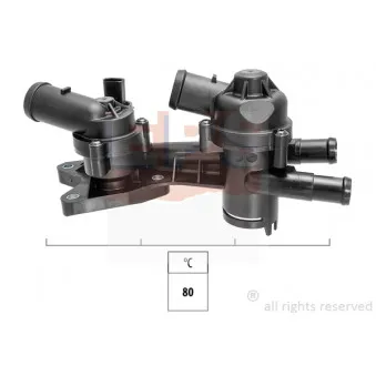 Thermostat, liquide de refroidissement EPS OEM 03C121110L