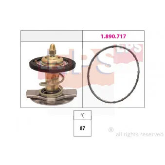 Thermostat, liquide de refroidissement EPS 1.880.442 pour MERCEDES-BENZ CLK 55 AMG - 347cv